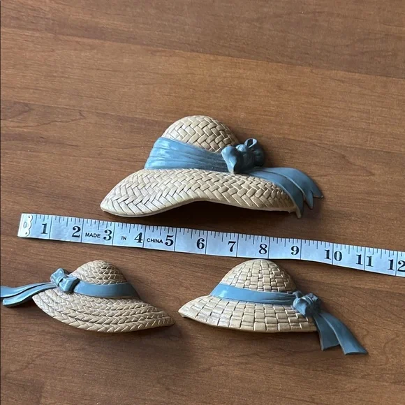 Home Interiors Burwood Decorative Straw Hats Decor - Picture 2 of 3